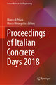 Proceedings of Italian Concrete Days 2018