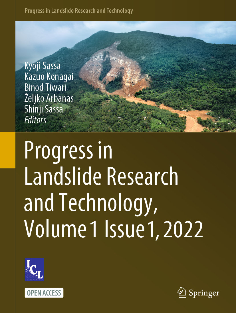 Progress in Landslide Research and Technology, Volume 1 Issue 1, 2022