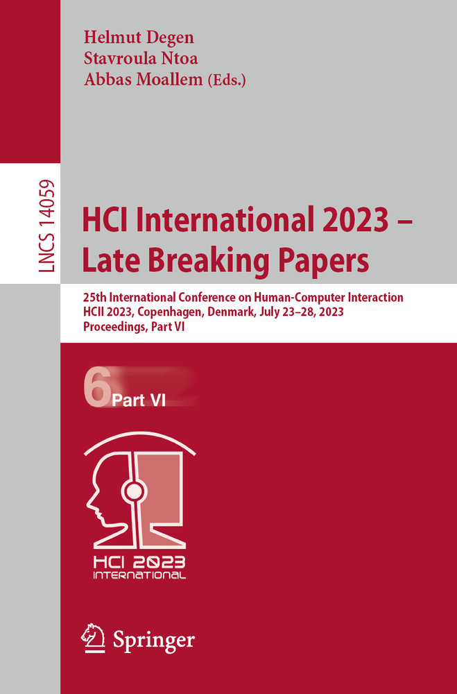 HCI International 2023 ¿ Late Breaking Papers