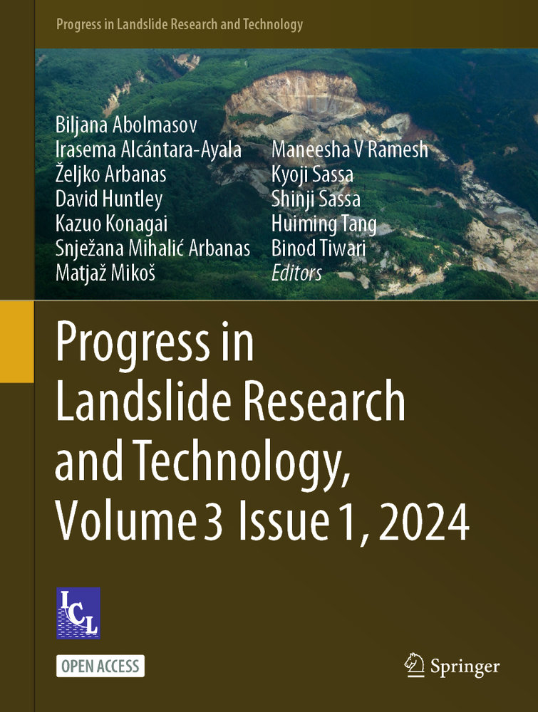 Progress in Landslide Research and Technology, Volume 3 Issue 1, 2024