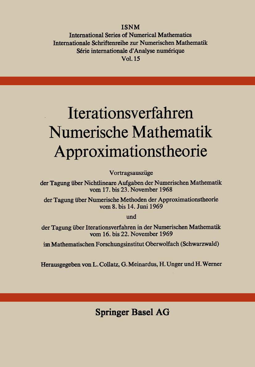 Iterationsverfahren Numerische Mathematik Approximationstheorie