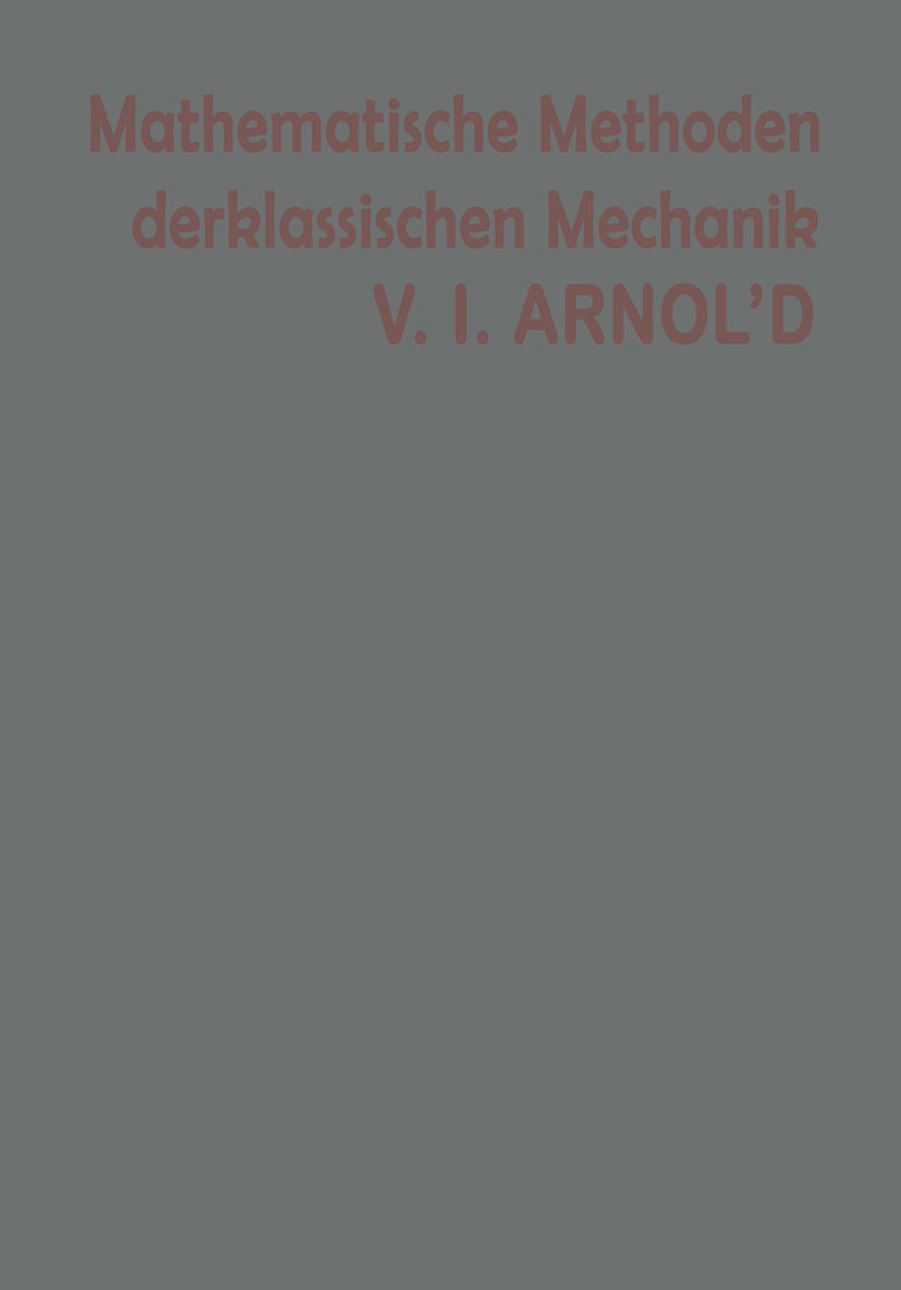 Mathematische Methoden der klassischen Mechanik