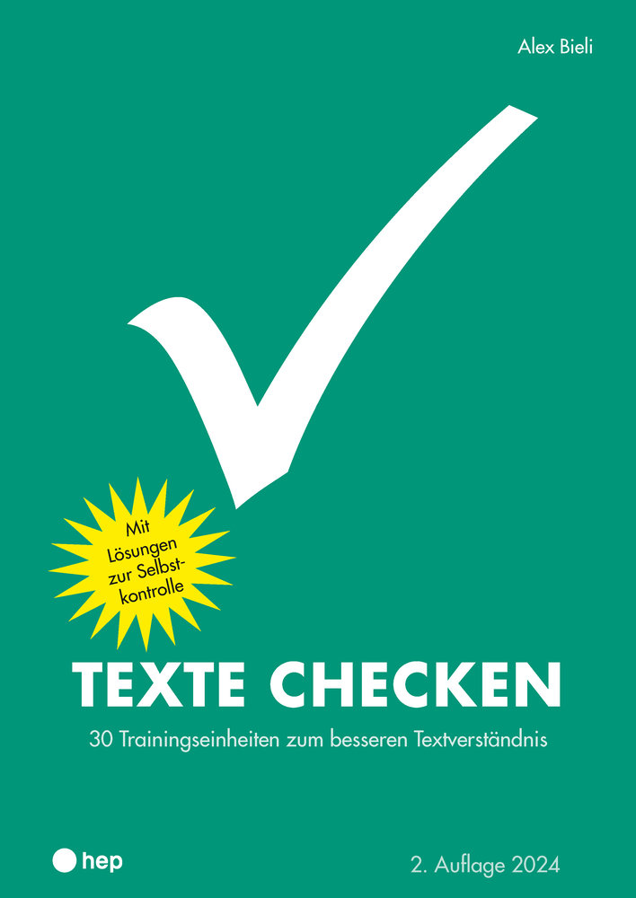 Texte checken (Print inkl. E-Book Edubase, Neuauflage 2024)