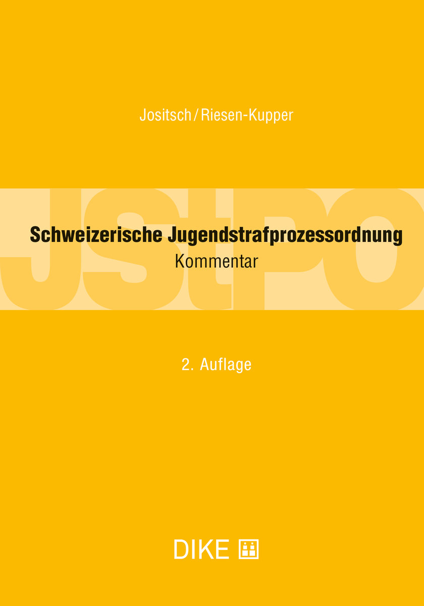 Schweizerische Jugendstrafprozessordnung (JStPO)