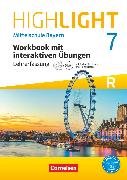 Highlight, Mittelschule Bayern, 7. Jahrgangsstufe, Workbook mit interaktiven Übungen online - Lehrkräftefassung, Für R-Klassen - mit CD-Extra und Audios online