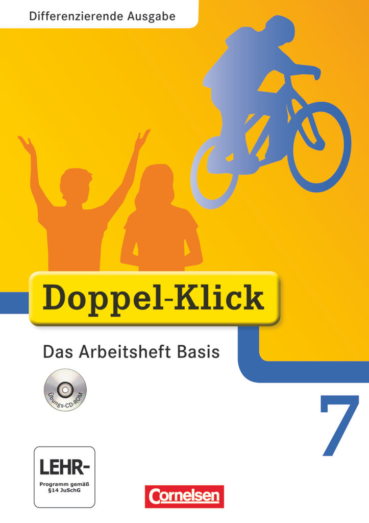 Doppel-Klick, Das Sprach- und Lesebuch, Differenzierende Ausgabe, 7. Schuljahr, Das Arbeitsheft Basis mit CD-ROM, Mit Lösungen