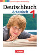 Deutschbuch Gymnasium, Baden-Württemberg - Ausgabe 2012, Band 1: 5. Schuljahr, Arbeitsheft mit Lösungen