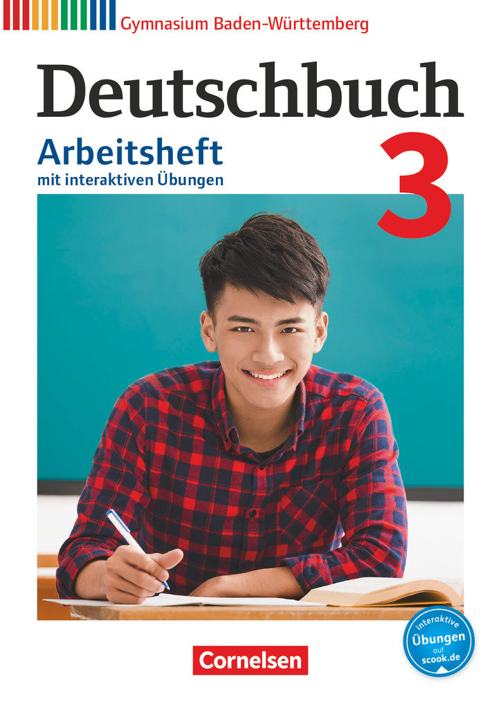 Deutschbuch Gymnasium, Baden-Württemberg - Bildungsplan 2016, Band 3: 7. Schuljahr, Arbeitsheft mit interaktiven Übungen online, Mit Lösungen