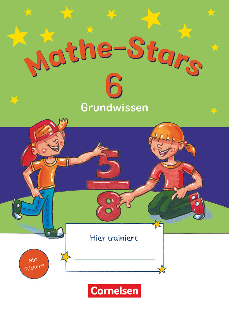 Mathe-Stars, Grundwissen, 6. Schuljahr, Übungsheft, Mit Lösungen