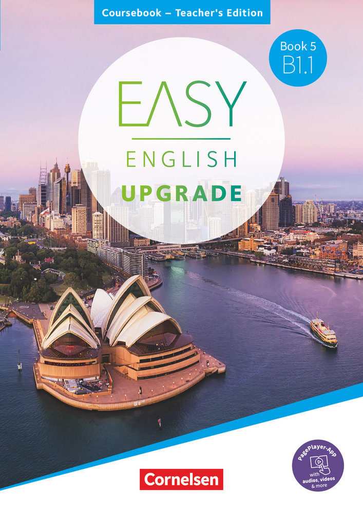 Easy English Upgrade, Englisch für Erwachsene, Book 5: B1.1, Coursebook - Teacher's Edition, Inkl. PagePlayer-App