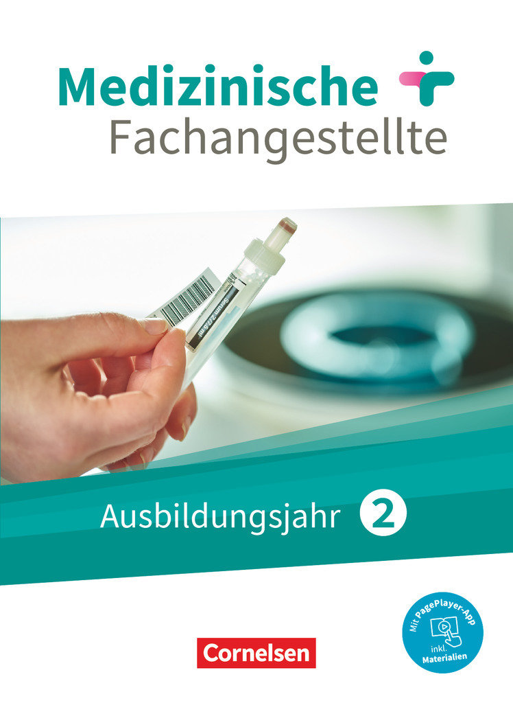 Medizinische Fachangestellte, Neue Ausgabe, 2. Ausbildungsjahr, Jahrgangsband, Schulbuch, Mit PagePlayer-App