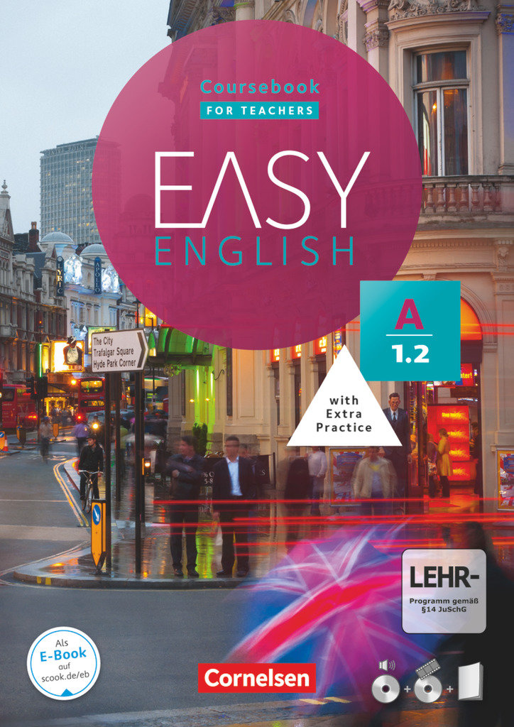 Easy English, A1: Band 2, Kursbuch - Fassung für Kursleitende, Mit Audio-CDs, Phrasebook, Aussprachetrainer und Video-DVD