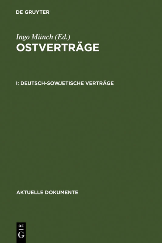 Deutsch-sowjetische Verträge