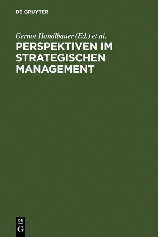 Perspektiven im Strategischen Management