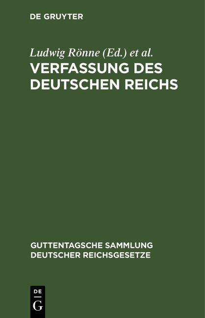 Verfassung des Deutschen Reichs