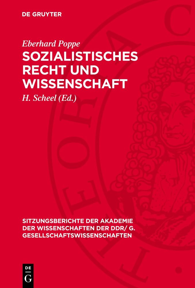 Sozialistisches Recht und Wissenschaft