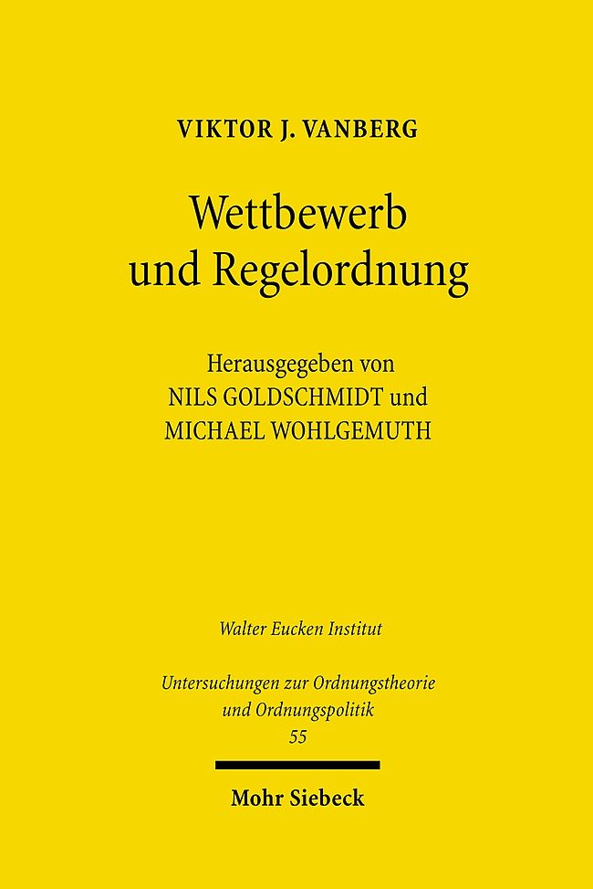 Wettbewerb und Regelordnung