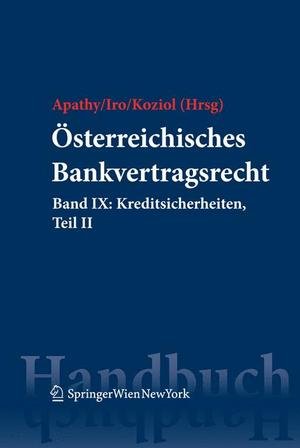 Österreichisches Bankvertragsrecht IX