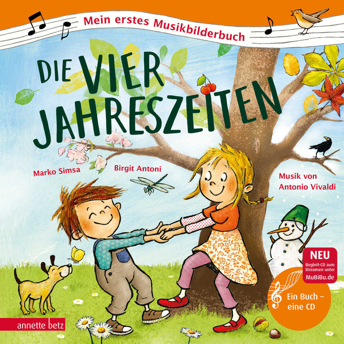 Die vier Jahreszeiten (Mein erstes Musikbilderbuch mit CD und zum Streamen)