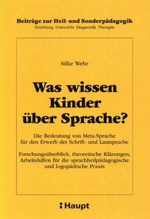 Was wissen Kinder über Sprache