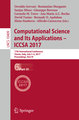 Computational Science and Its Applications ¿ ICCSA 2017