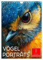 Vögel Porträts (Wandkalender 2025 DIN A4 hoch), CALVENDO Monatskalender