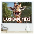 Lachende Tiere (hochwertiger Premium Wandkalender 2025 DIN A2 quer), Kunstdruck in Hochglanz