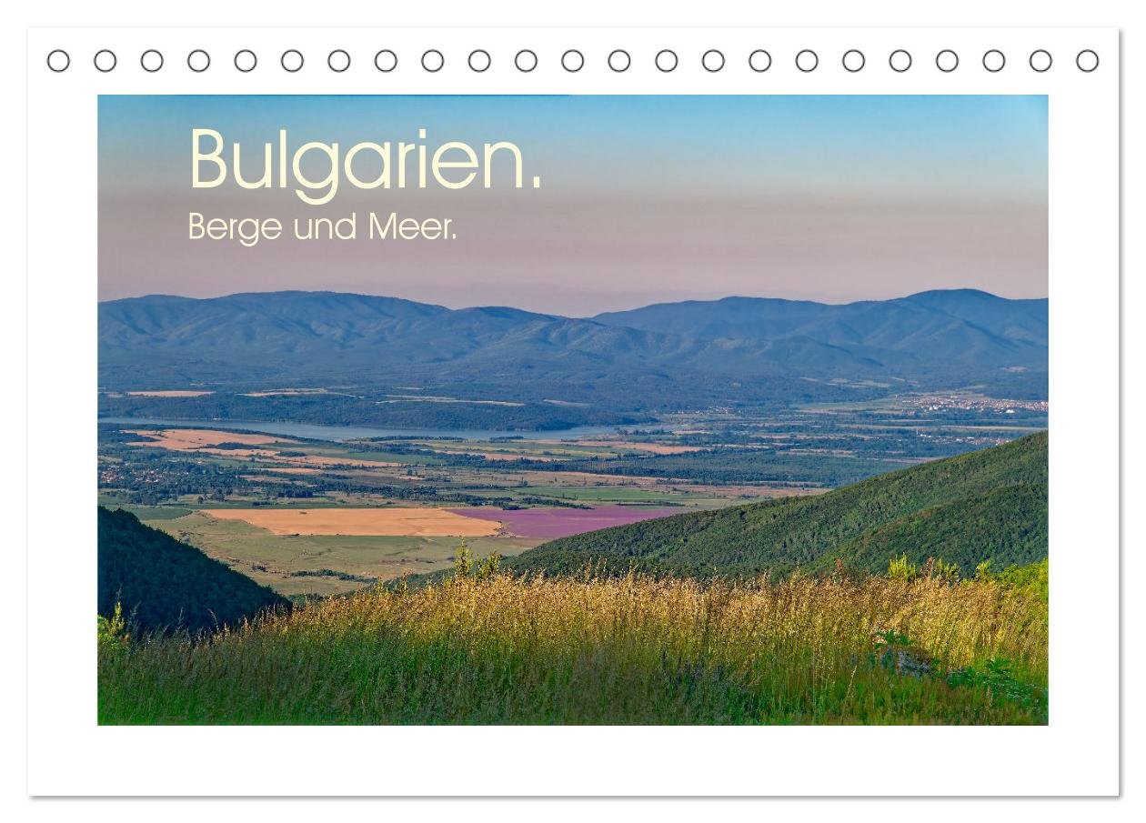 Bulgarien. Berge und Meer. (Tischkalender 2025 DIN A5 quer), CALVENDO Monatskalender