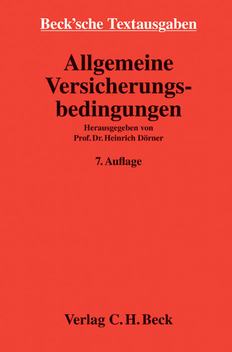 Allgemeine Versicherungsbedingungen