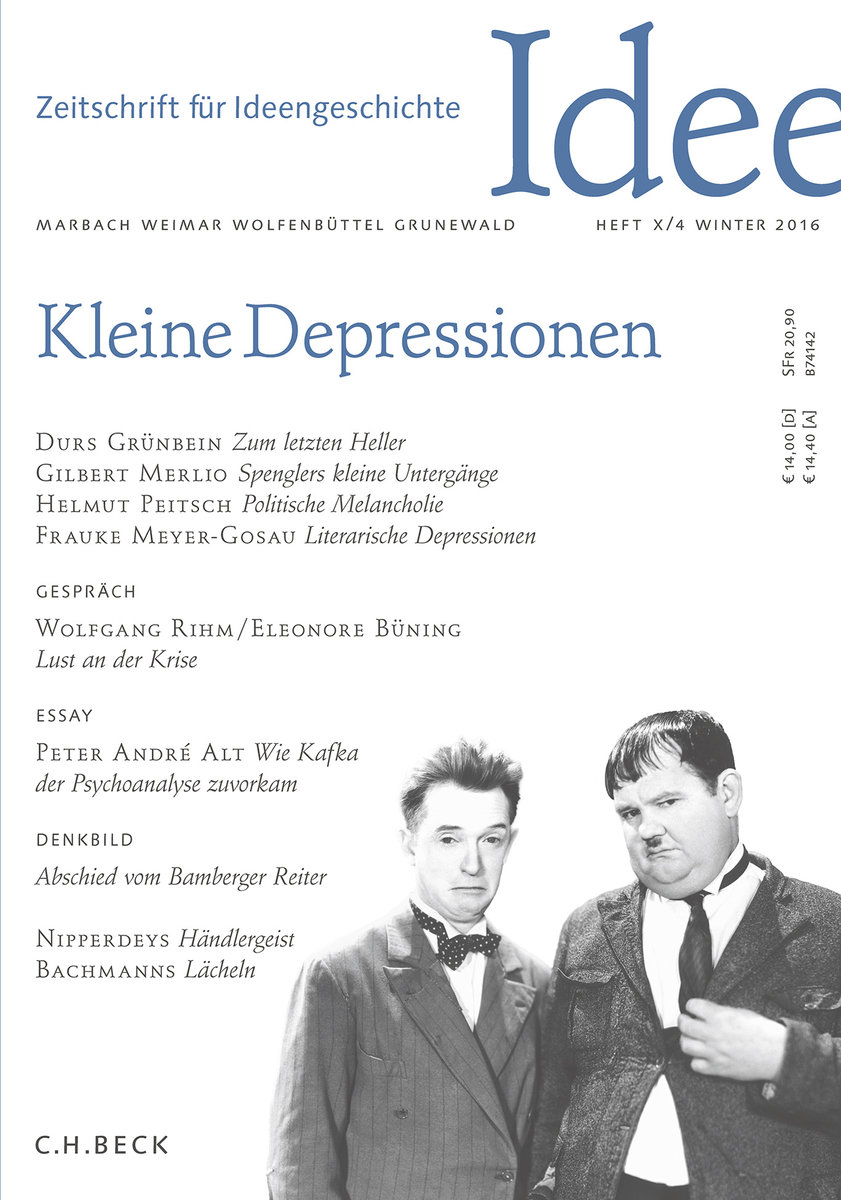 Zeitschrift für Ideengeschichte Heft X/4 Winter 2016