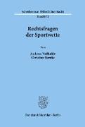 Rechtsfragen der Sportwette