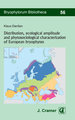 Distribution, ecological amplitude and phytosociological characterization of Eur