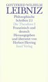 Philosophische Schriften. Französisch und deutsch. Vier in sechs Bänden