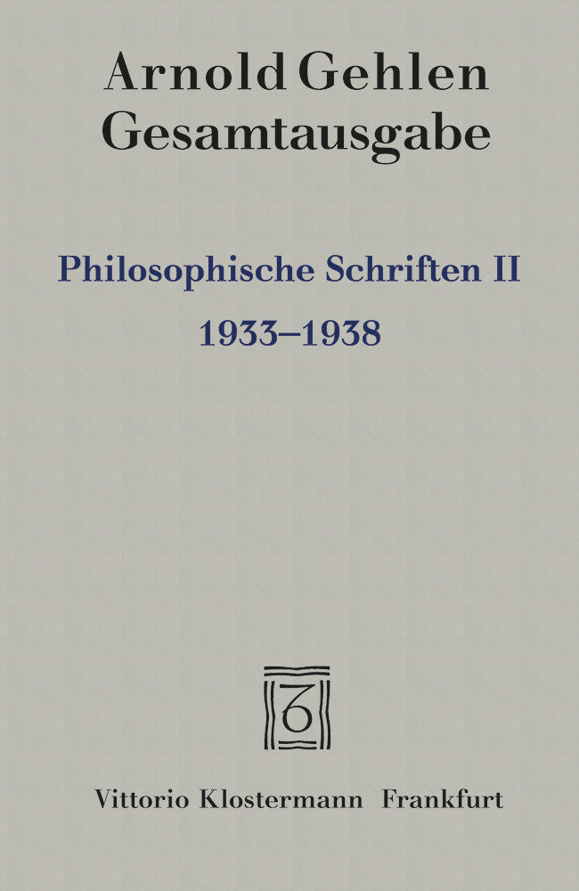 Philosophische Schriften II