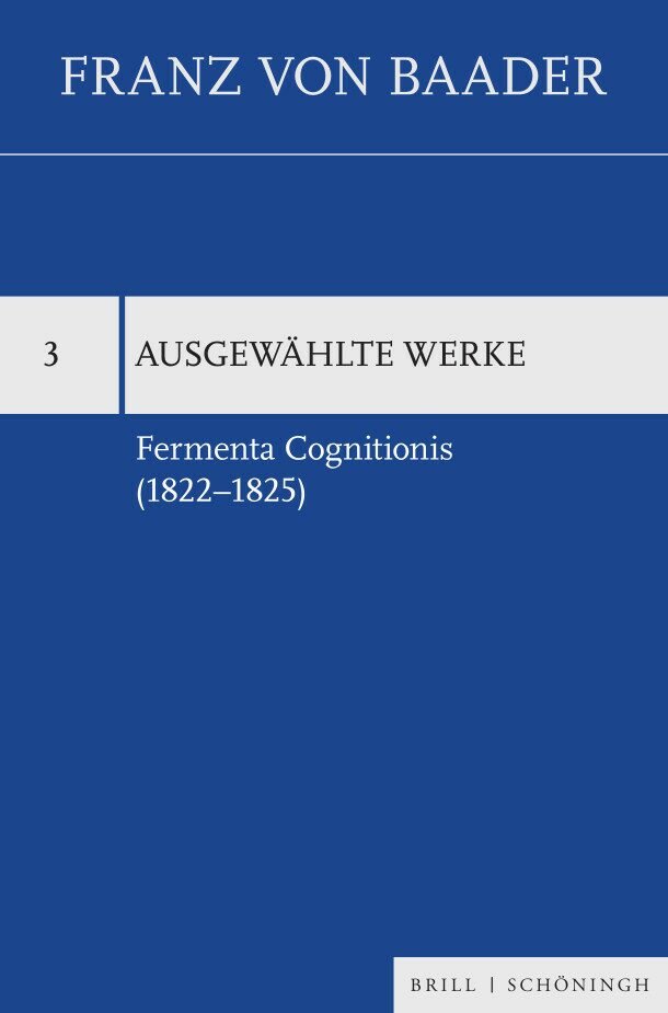 Fermenta Cognitionis (1822-1825)