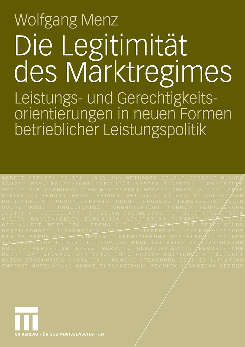 Die Legitimität des Marktregimes