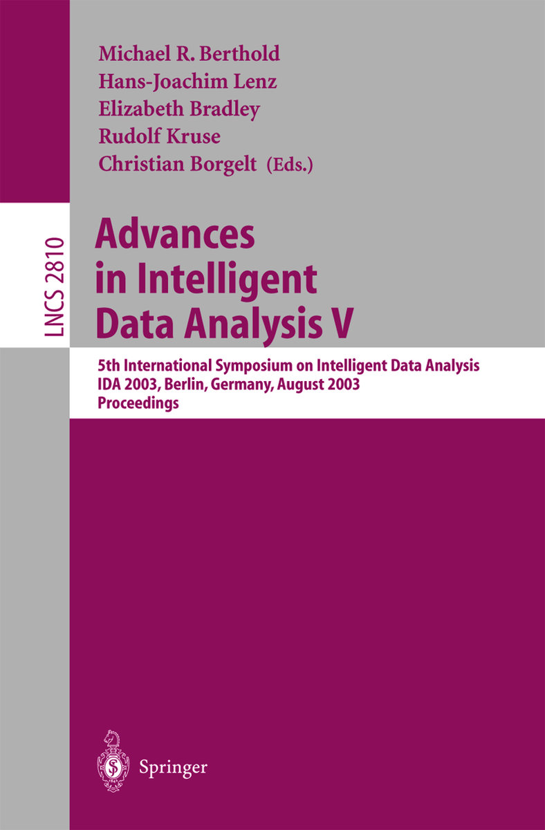 Advances in Intelligent Data Analysis V