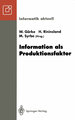 Information als Produktionsfaktor