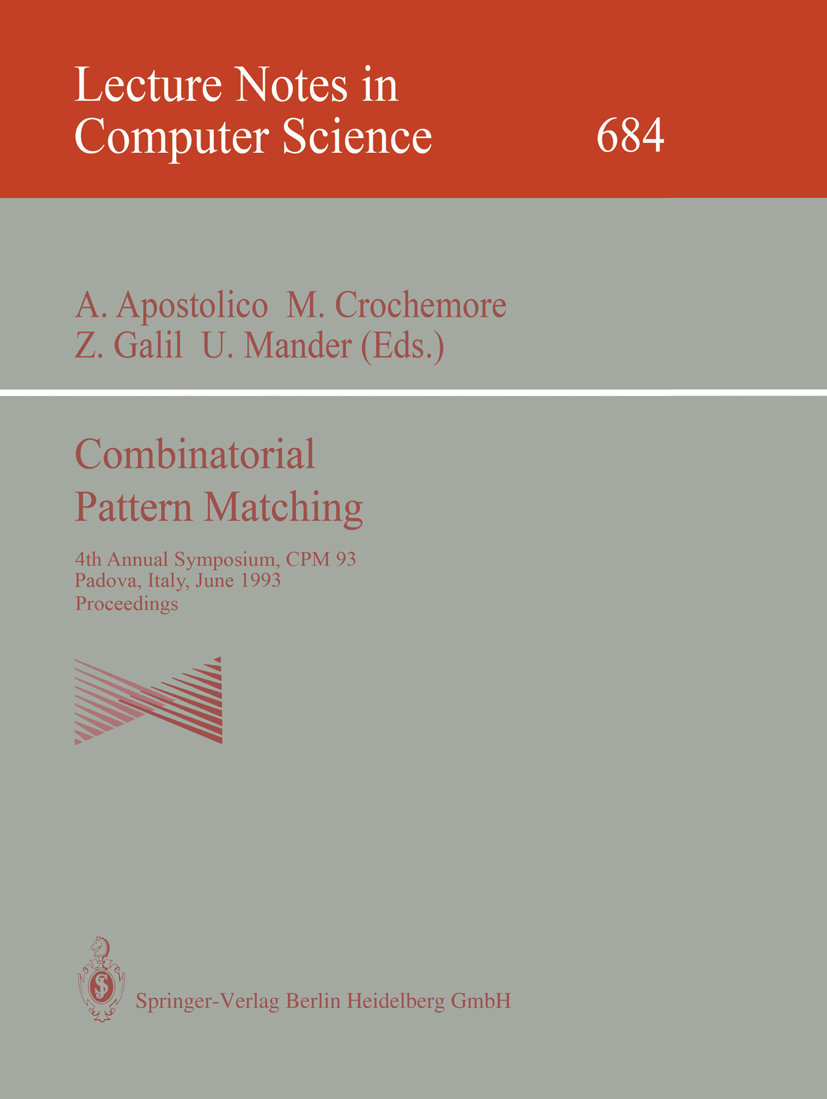 Combinatorial Pattern Matching