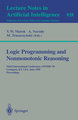 Logic Programming and Nonmonotonic Reasoning