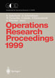 Operations Research Proceedings 1999