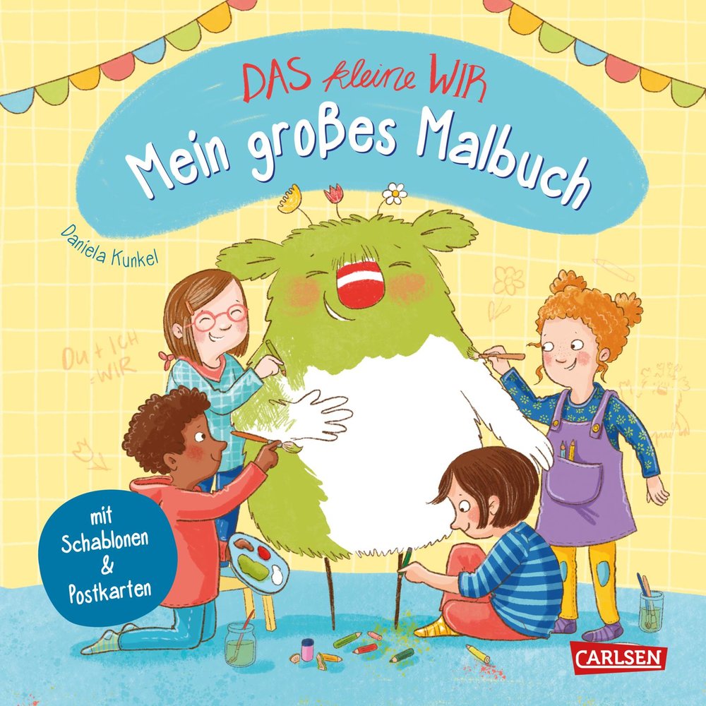 Das kleine WIR: Mein großes Malbuch