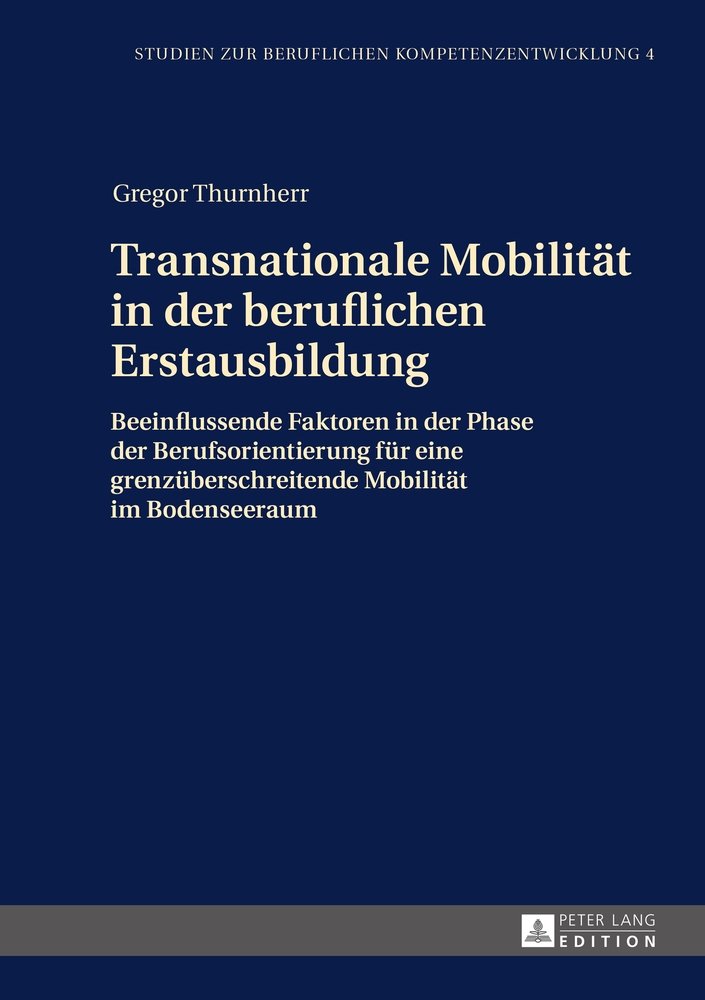 Transnationale Mobilität in der beruflichen Erstausbildung