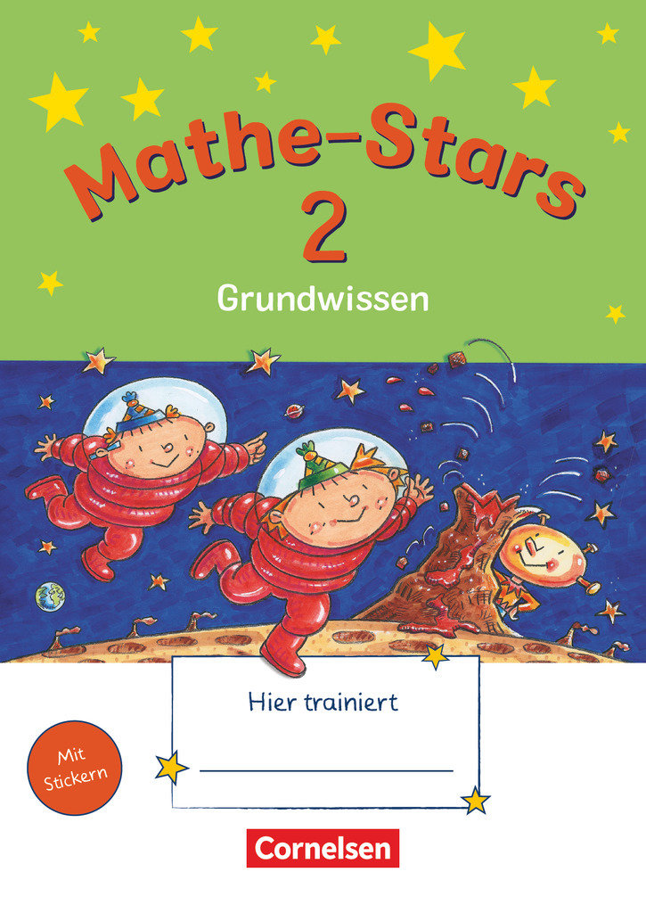 Mathe-Stars, Grundwissen, 2. Schuljahr, Übungsheft, Mit Lösungen