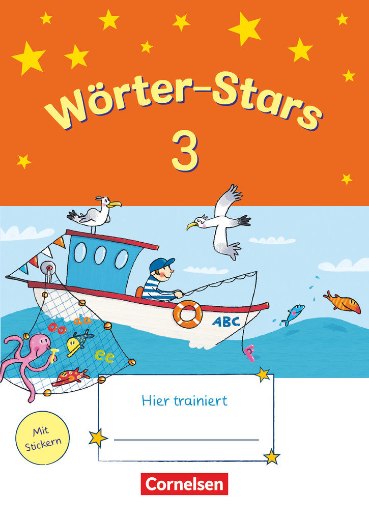 Wörter-Stars, 3. Schuljahr, Übungsheft, Mit Lösungen