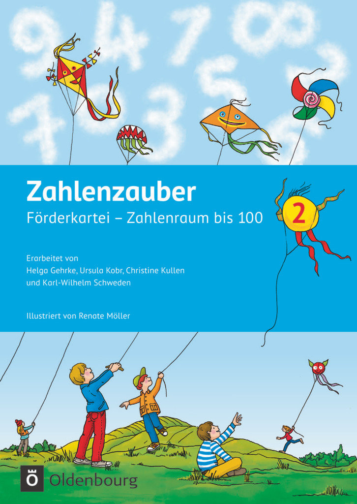 Zahlenzauber, Mathematik für Grundschulen, Förderkarteien zu den Ausgaben E, G, H, M, S und 2016, 2. Schuljahr, Förderkartei, 320 DIN-A6-Karten, 16 Seiten Lehrermaterialien, mit Lösungen