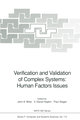 Verification and Validation of Complex Systems: Human Factors Issues