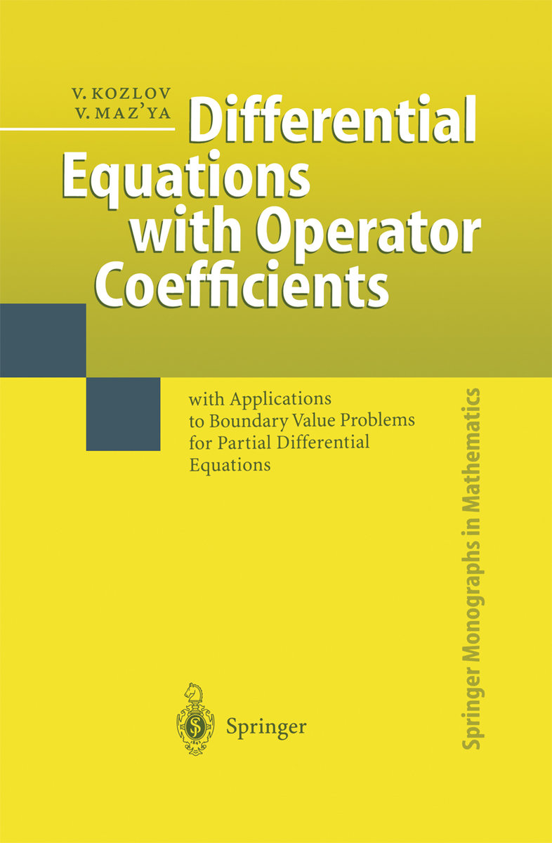 Differential Equations with Operator Coefficients