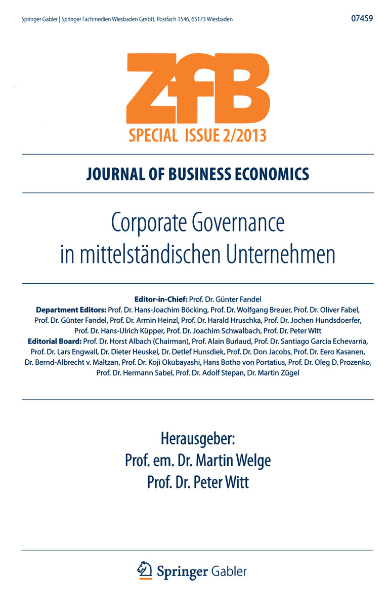 Corporate Governance in mittelständischen Unternehmen