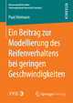 Ein Beitrag zur Modellierung des Reifenverhaltens bei geringen Geschwindigkeiten